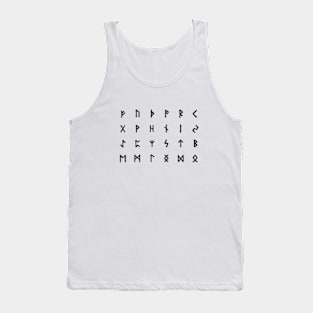 The ancient futhark alphabet Tank Top